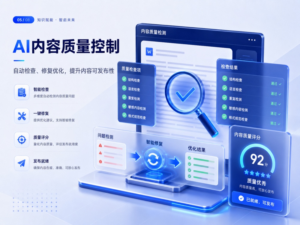 AI 内容质量控制